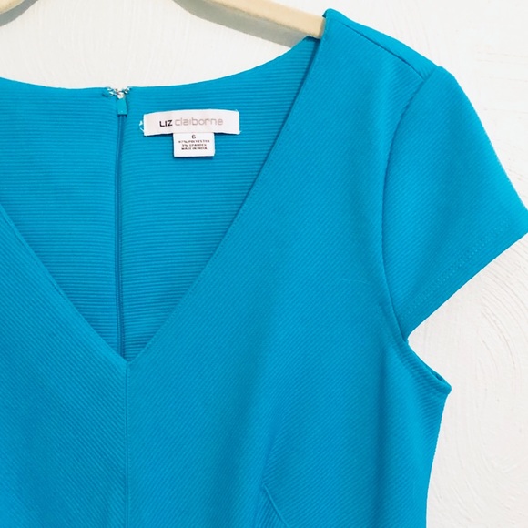 Liz Claiborne Dresses & Skirts - Liz Claiborne Teal-Blue Dress